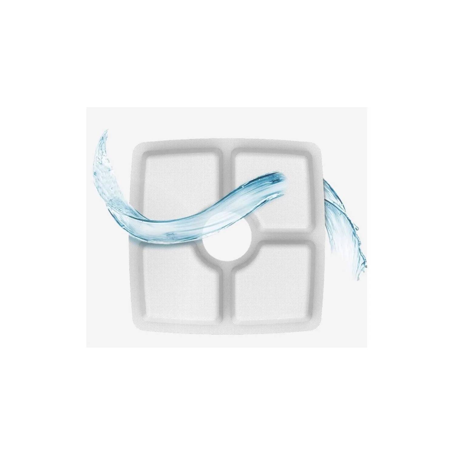 PACK 4 FILTROS AGUA CUADRADOS FUENTE AGUA ELÉCTRICA MASCOTA. - 2