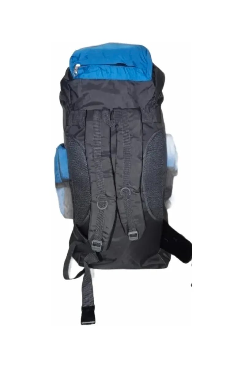 MOCHILA VIAJE TEXTIL AZUL 90 LITROS MOCHILAS DE CAMPING - 2