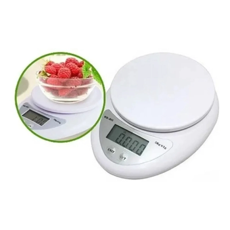 BALANZA DIGITAL PESA COCINA + BOWL MEDIDOR REPOSTERIA 5KG - 3
