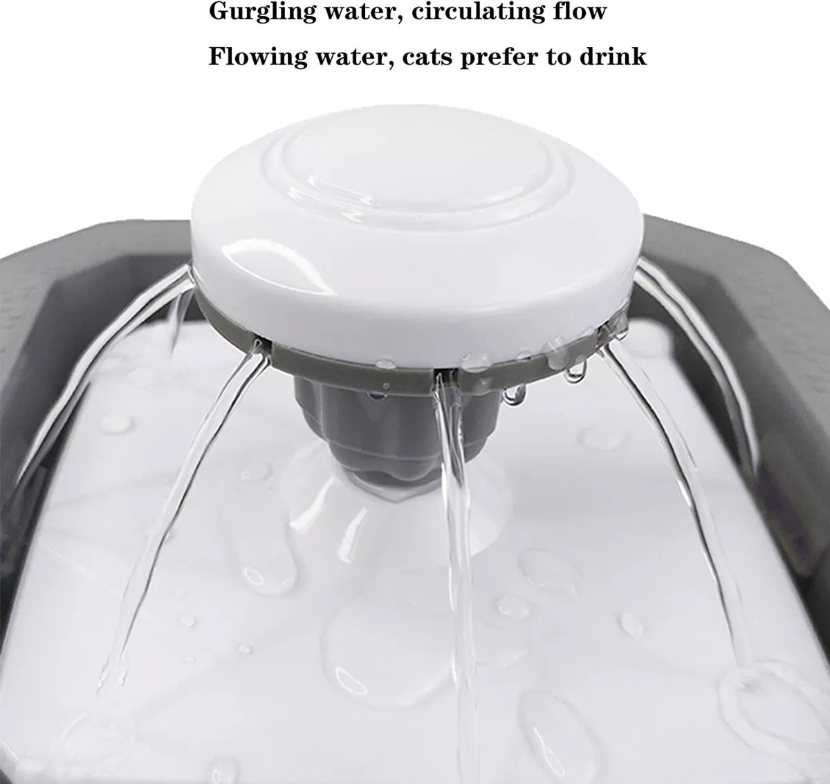 DISPENSADOR PERROS GATOS AGUA ELÉCTRICO BEBEDERO - 4