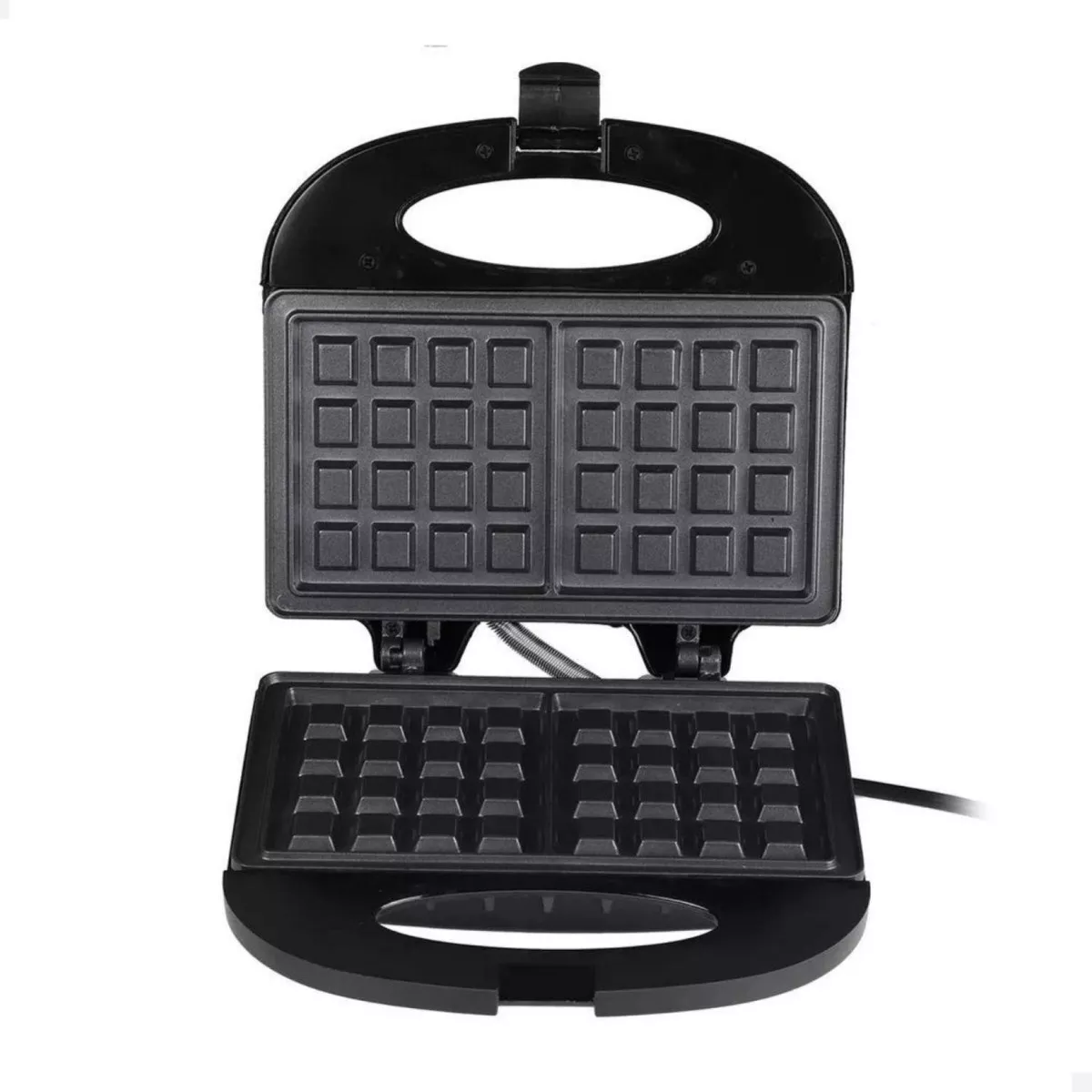 MÁQUINA WAFFLES WAFLERA 750W HAEGER CAPACIDAD 1 - 2