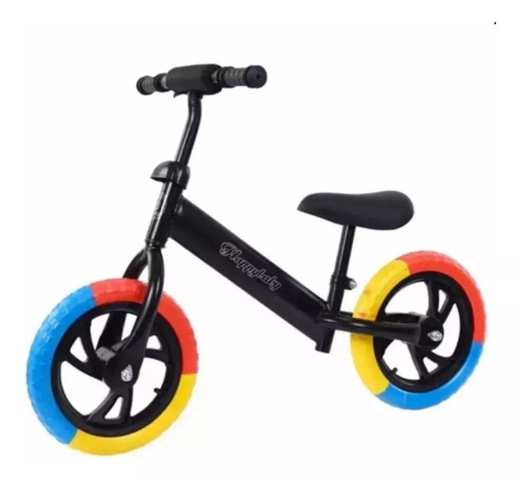 BICICLETA EQUILIBRIO SIN PEDALES APRENDIZAJE NEGRO - 1
