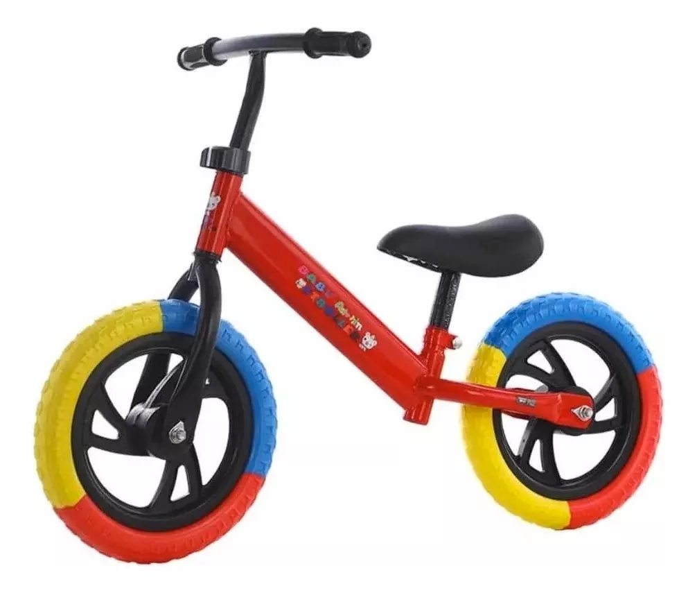 BICICLETA EQUILIBRIO SIN PEDALES DE APRENDIZAJE EN COLOR ROJO - 1