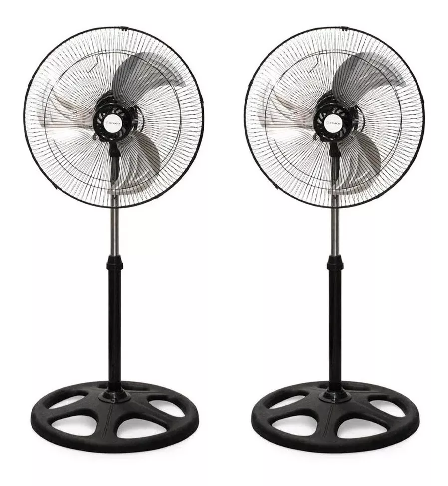 PACK 2 VENTILADOR INDUSTRIAL 3 ASPAS 360 GRADOS - 1