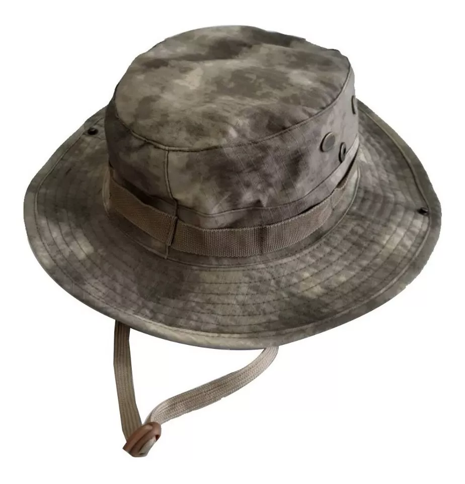 SOMBRERO PARA SOL CAFE CLARO GORRO VERANO PESCADOR PIXEL - 2