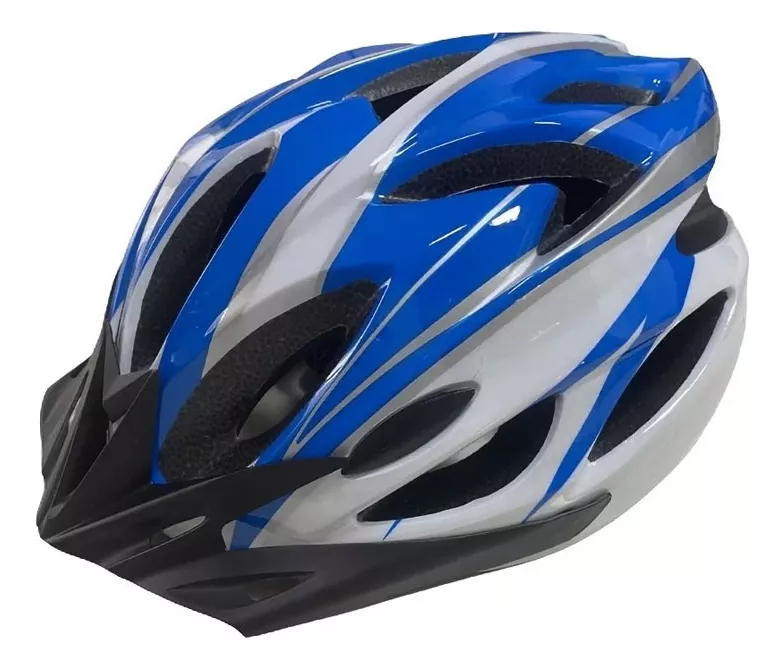 CASCO BICICLETA MTB LIVIANO CALIDAD TIPO CARBONO - 1