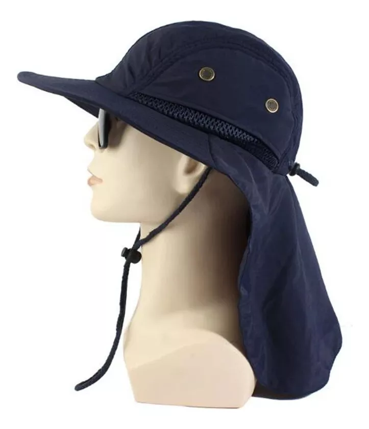 SOMBRERO DE VERANO CAMPING PESCA BOONIE AZUL - 1