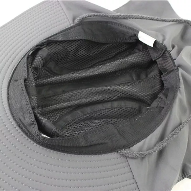 SOMBRERO DE VERANO CAMPING PESCA BOONIE GRIS - 3
