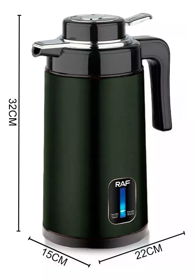 HERVIDOR ELECTRICO TERMO ELECTRICO DE 2.7L TETERA ELECTRICA VERDE - 2