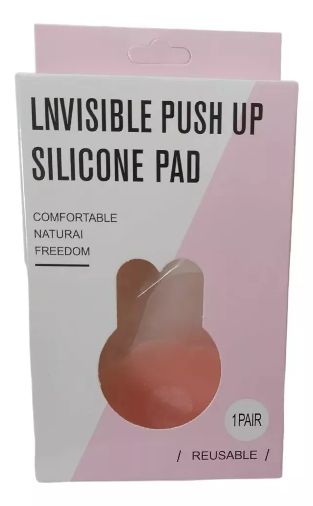 CUBRE PEZON DE SILICONA INVISIBLE CON PUSH UP FLOR - 1