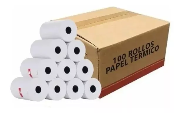 10 ROLLOS DE PAPEL TÉRMICO 5.7X3.0MM PARA MINI IMPRESORA - 1