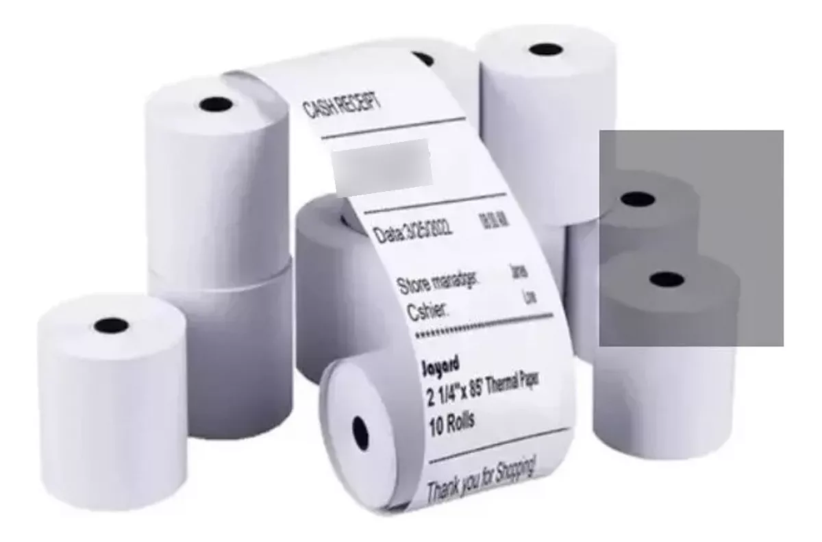 10 ROLLOS DE PAPEL TÉRMICO 5.7X3.0MM PARA MINI IMPRESORA - 3