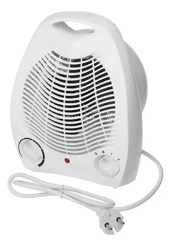 CALEFACTOR CALENTADOR ELÉCTRICO TERMOVENTILADOR 2000W BLANCO - 2
