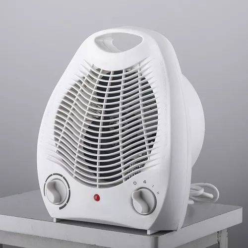 CALEFACTOR CALENTADOR ELÉCTRICO TERMOVENTILADOR 2000W BLANCO - 4