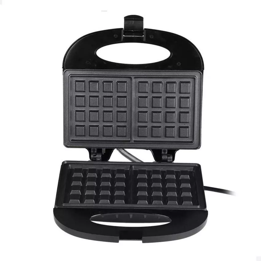 MAQUINA WAFFLERA DOBLE DESAYUNO ALTA CALIDAD WAFFLES SONAKY - 2