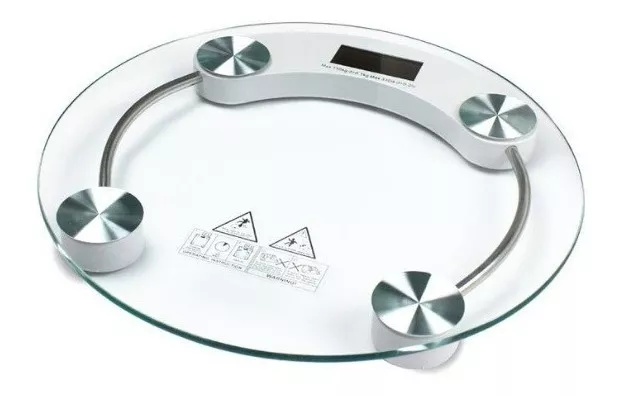 BALANZA PESA DIGITAL BAÑO 180KG VIDRIO 33CM TEMPERATURA - 3