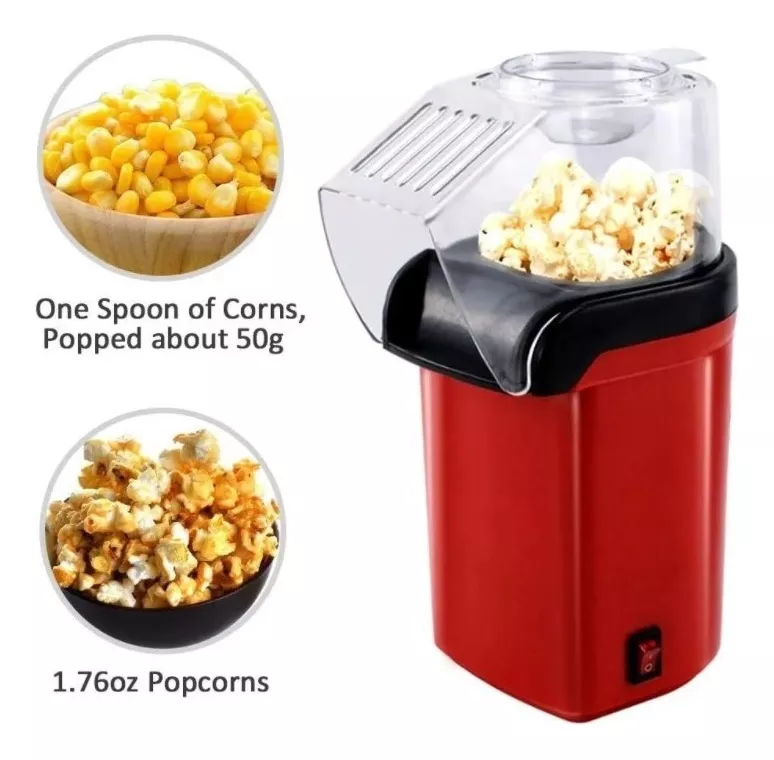 MAQUINA PARA HACER PALOMITAS POPCORN CABRITAS COLOR ROJO - 4