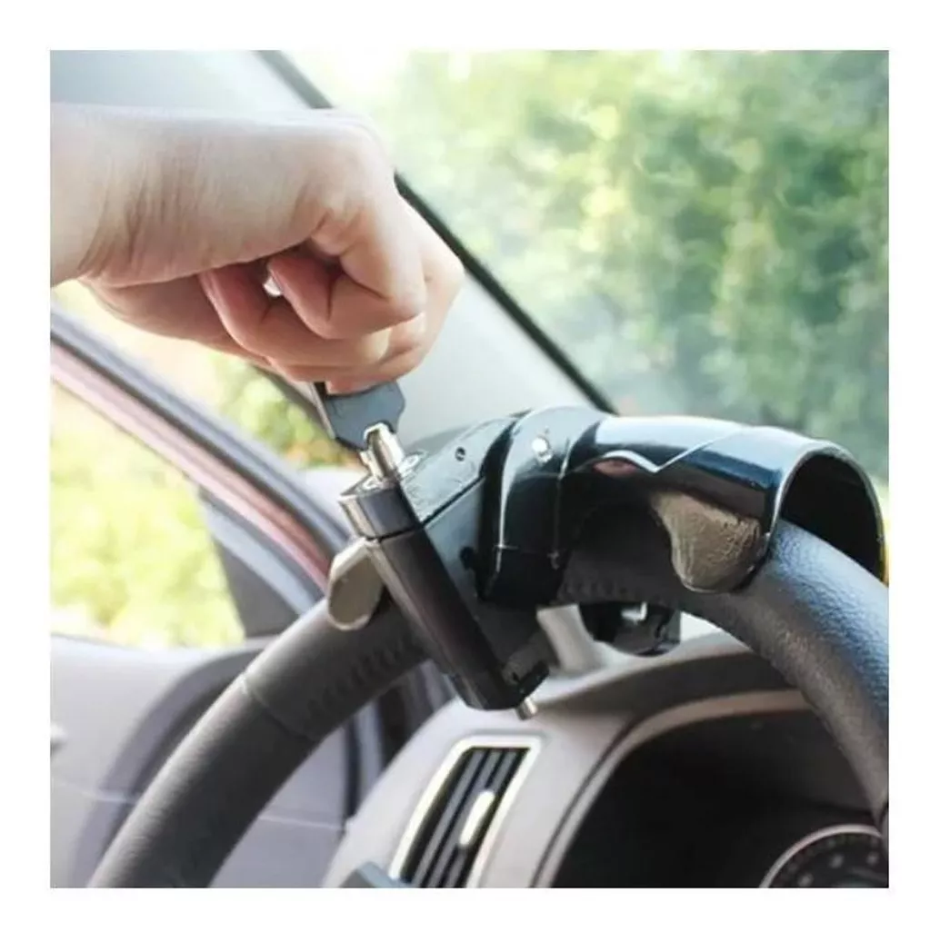 TRABA VOLANTES ANTI ROBO TIPO T CON 2 LLAVE - 3
