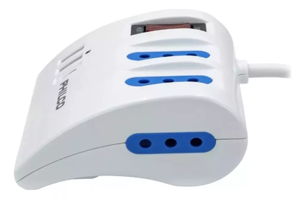 ALARGADOR EXTENSION PHILCO 3 ENCHUFES + 2 USB + 1 TIPO C - 2