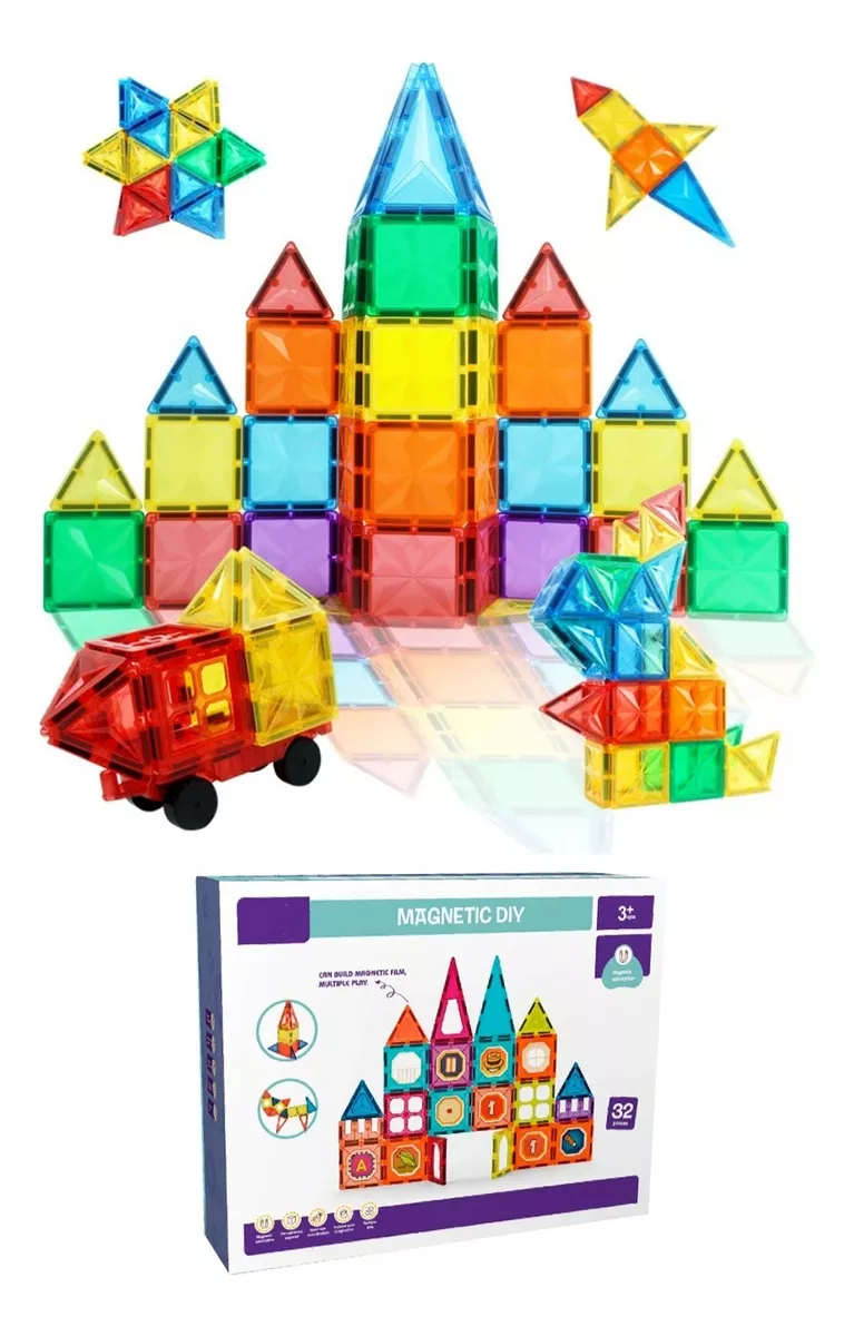 BLOQUES MAGNÉTICOS CONSTRUCCIÓN SET 32 PIEZAS - 7