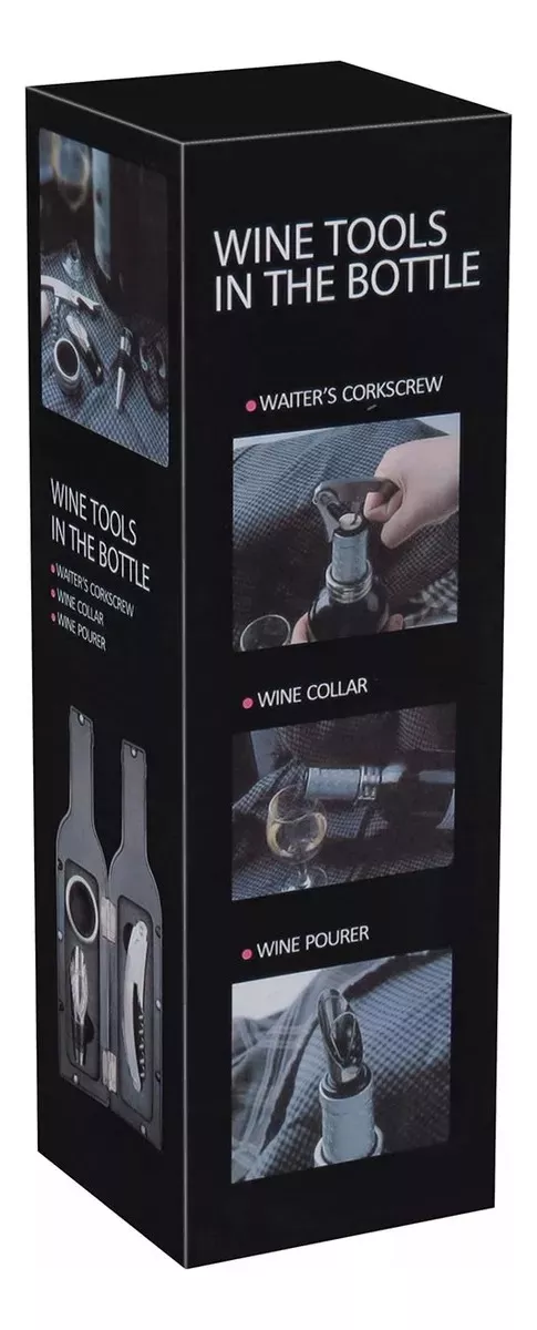 BOTELLA ACCESORIOS VINO 5 PIEZAS PB-C15 - 3
