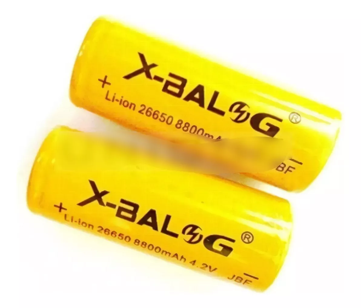 PILAS PACK 2 RECARGABLES BATERÍAS LI-ION 26650 8800 MAH 4.2V - 2