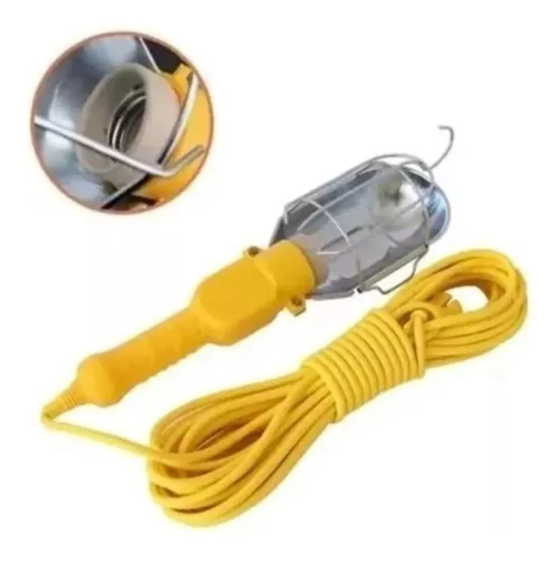 LÁMPARA PORTÁTIL MECÁNICO EXTENSIÓN + INTERRUPTOR 15 METROS - 3