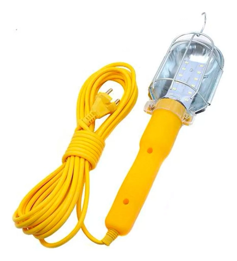 LÁMPARA PORTÁTIL MECÁNICO EXTENSIÓN + INTERRUPTOR 15 METROS - 4