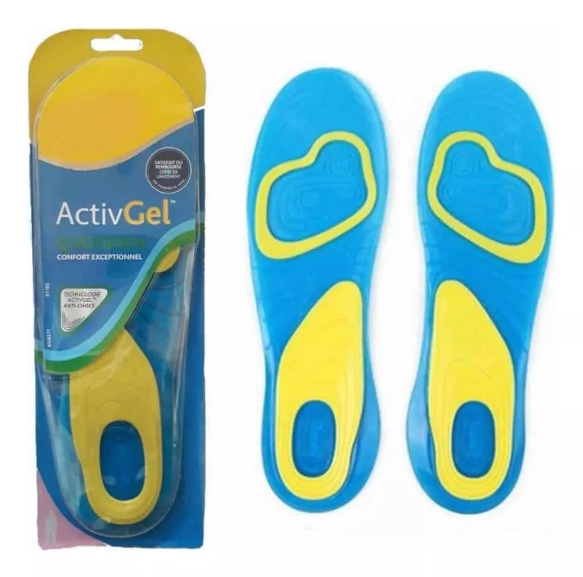 PLANTILLAS SILICONA Y GEL COMODIDAD TALLA 38 A 42 - 1