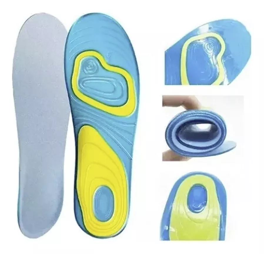 PLANTILLAS SILICONA Y GEL COMODIDAD TALLA 38 A 42 - 6