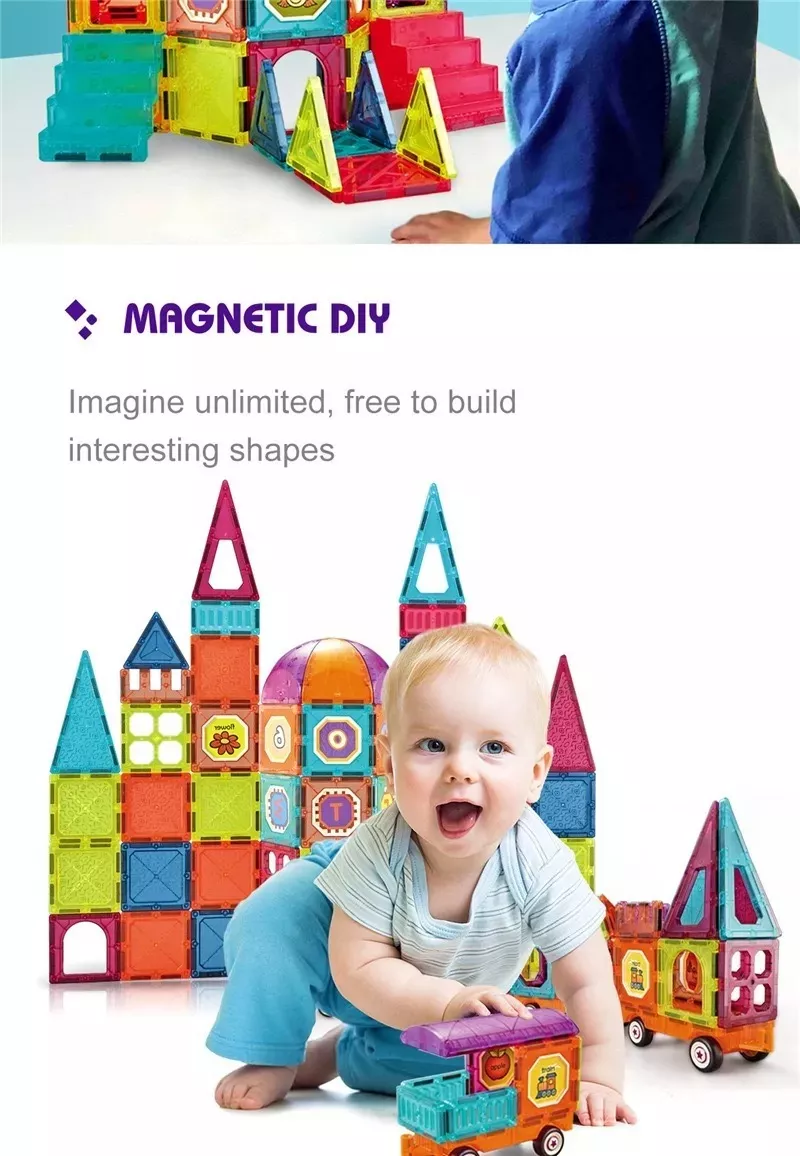 BLOQUES DE CONSTRUCCIÓN MAGNETICOS - SET DE 77 PIEZAS - 6