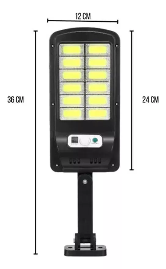 LÁMPARA SOLAR CON SENSOR DE PRESENCIA - 4