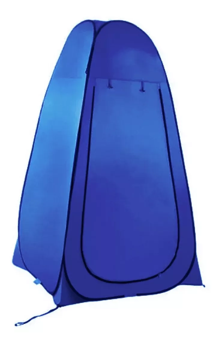CARPA 1 PERSONA CARPA BAÑO VESTIDOR PORTÁTIL + DUCHA SOLAR AZUL - 2