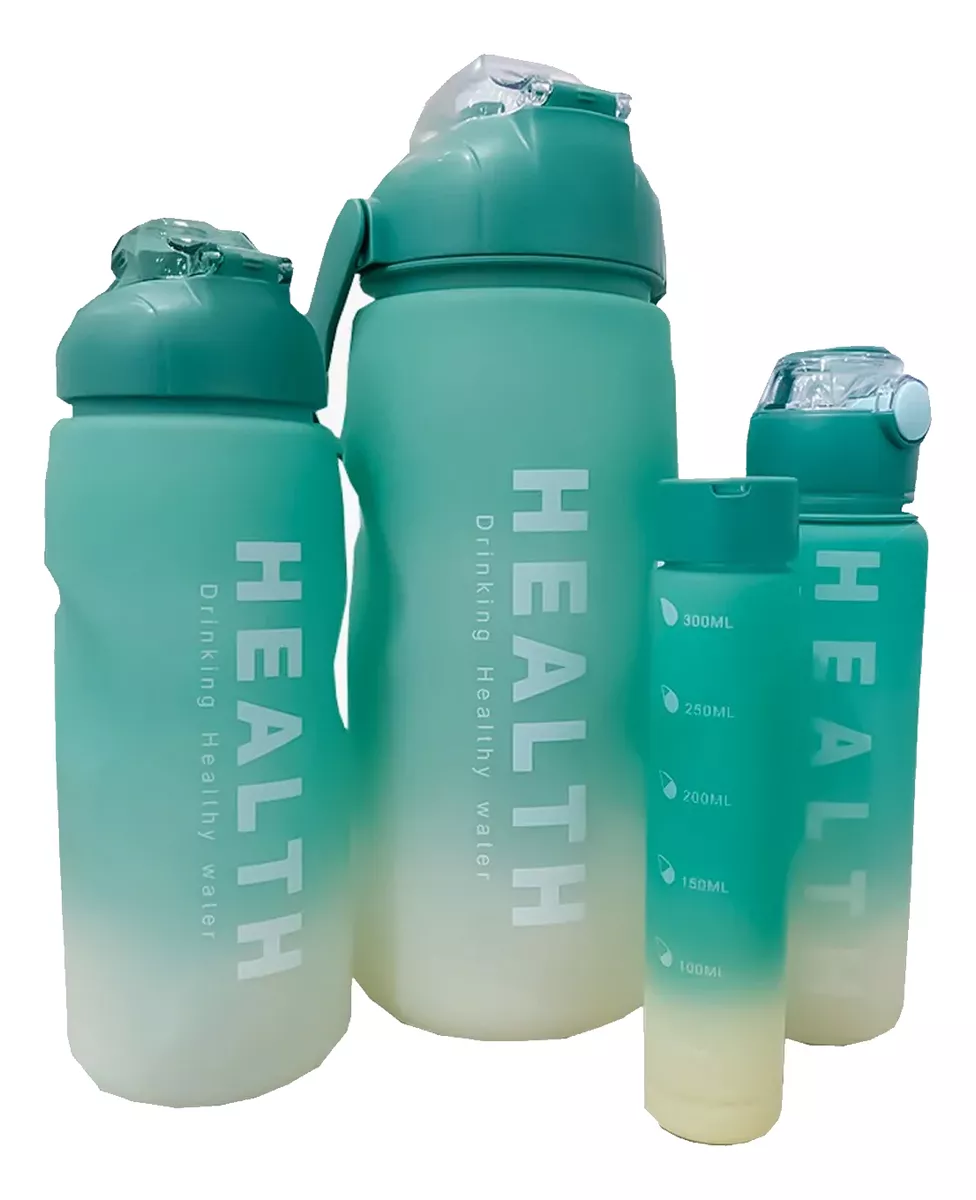 BOTELLA MOTIVACIÓN SET 4 PIEZAS VERANO - 1