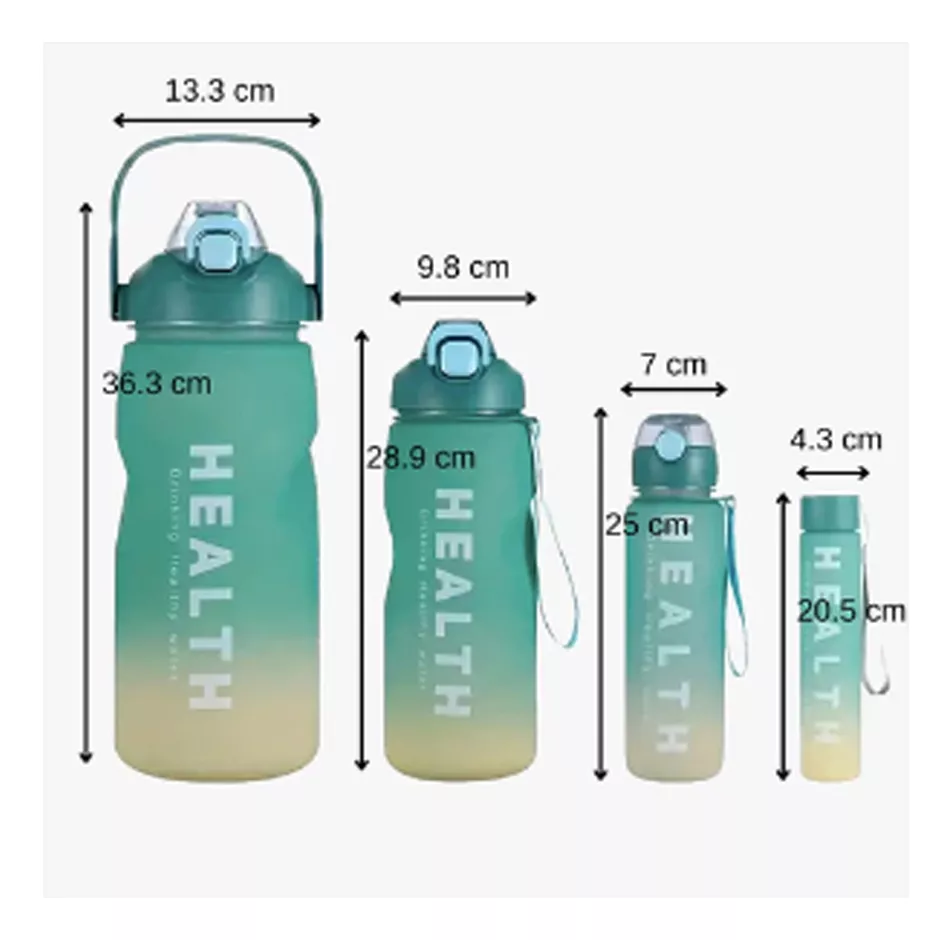 BOTELLA MOTIVACIÓN SET 4 PIEZAS VERANO - 4