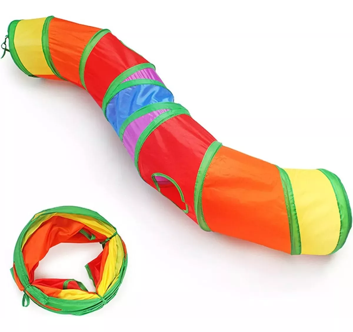 TUNEL PLEGABLE PERROS MASCOTAS JUGUETE GATOS - 1