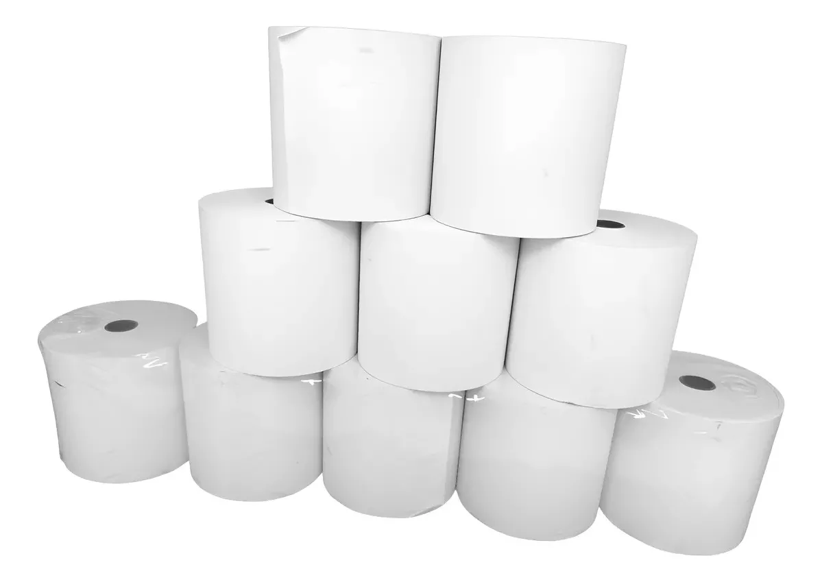 PACK X10 ROLLOS PAPEL TÉRMICOS PAPEL TÉRMICOS 80X80 MM - 1