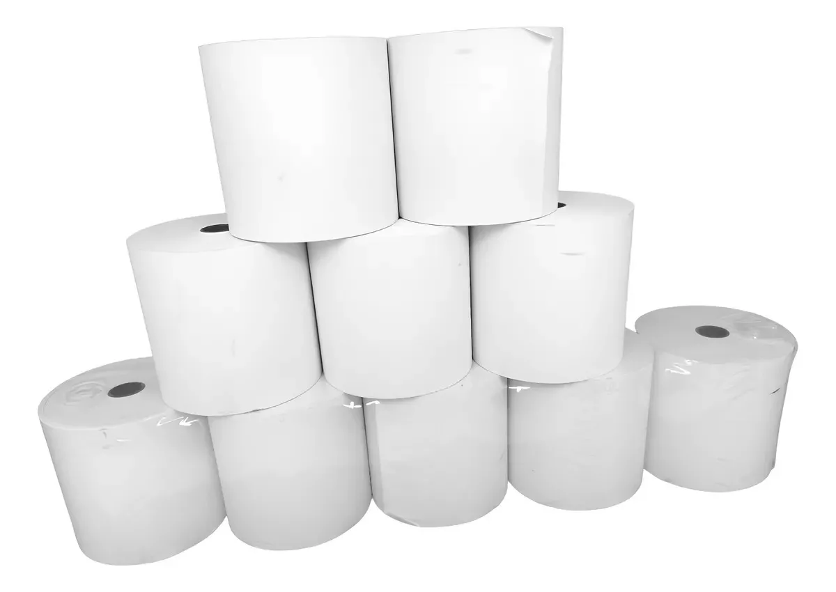 PACK X10 ROLLOS PAPEL TÉRMICOS PAPEL TÉRMICOS 80X80 MM - 2