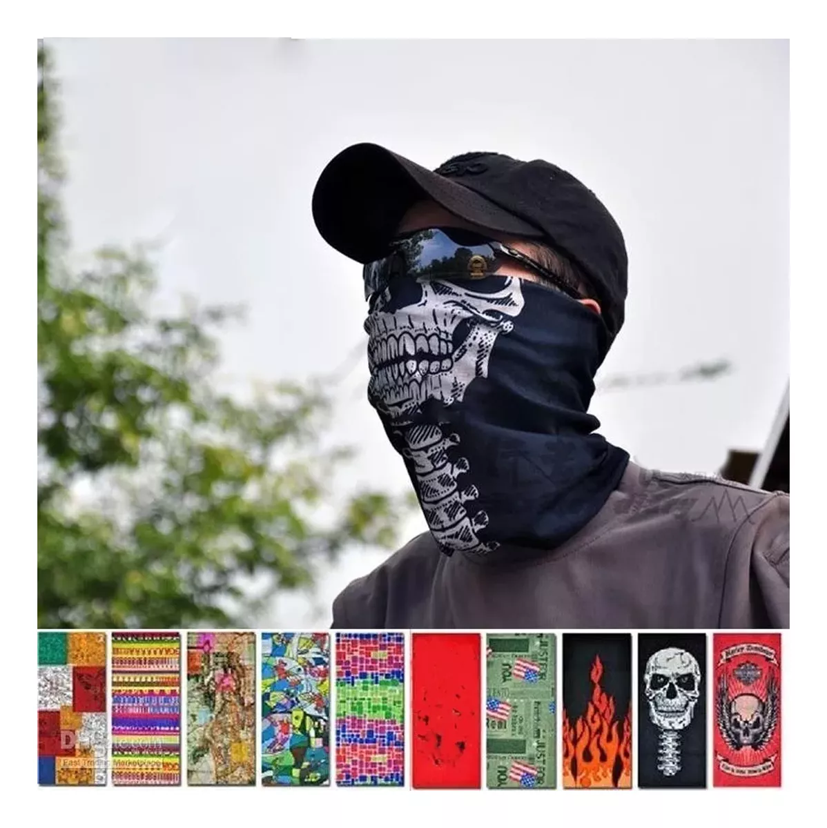 PACK 10 BANDANAS + DE 100 DISEÑOS A ELEGIR - 5