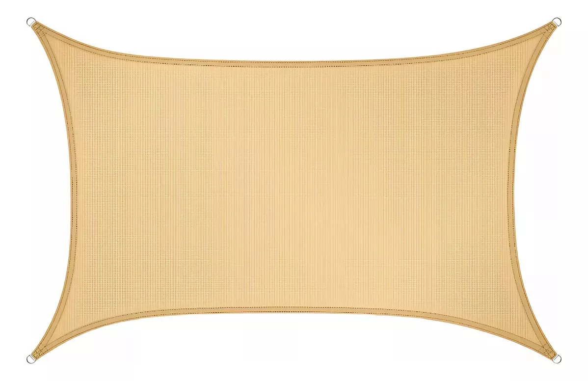 TOLDO VELA SOMBREADORA MALLA SOMBRA 4X4 RECTANGULAR - 2