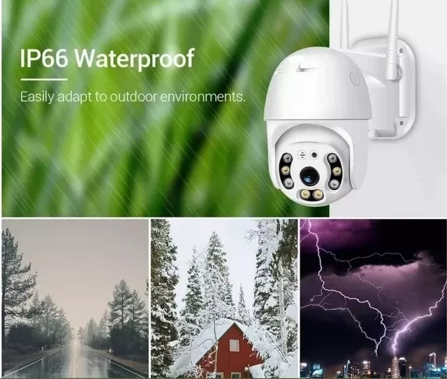 CAMARA DE SEGURIDAD ROBOTIZAFA IP WIFI PARA EXTERIORES - 2