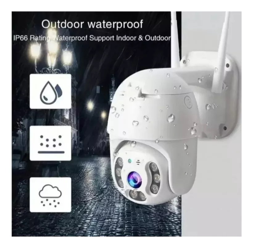 CAMARA DE SEGURIDAD ROBOTIZAFA IP WIFI PARA EXTERIORES - 4