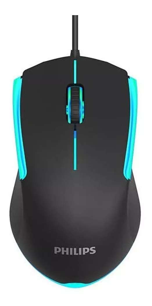 MOUSE GAMER JUEGO PHILIPS MOMENTUM SPK9314 G314 NEGRO