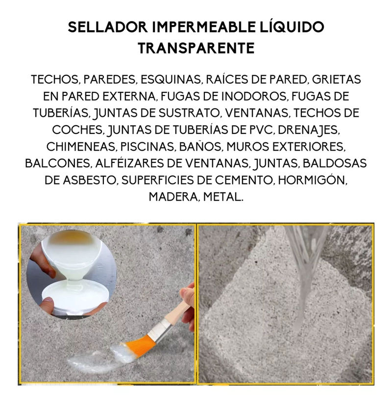TAPAGOTERA SELLADOR IMPERMEABILIZANTE LÍQUIDO 300G - 2