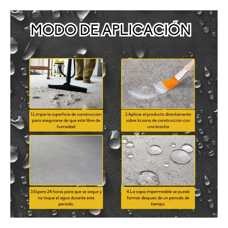 TAPAGOTERA SELLADOR IMPERMEABILIZANTE LÍQUIDO 300G - 5
