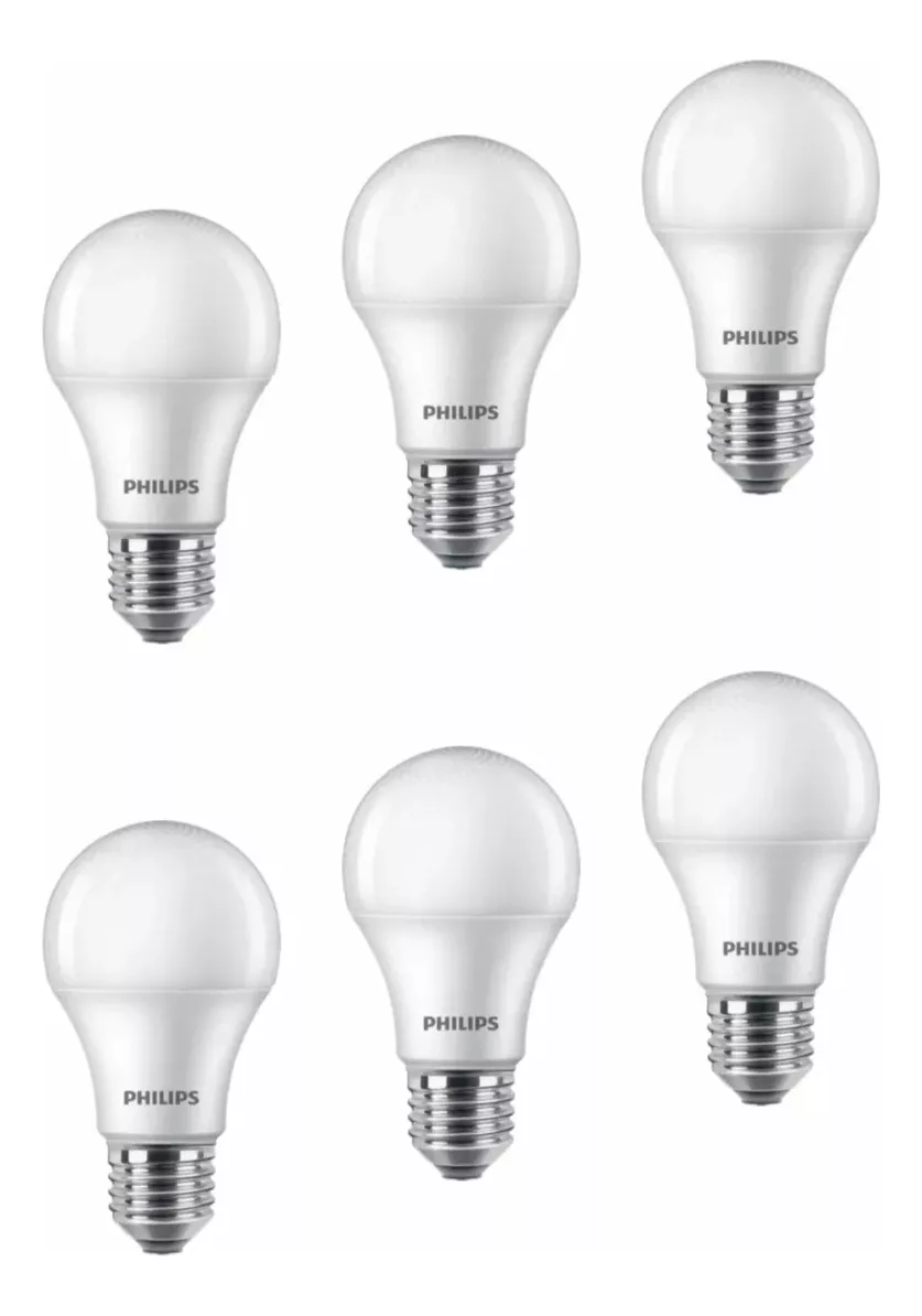PACK 3 AMPOLLETAS PHILIPS LED ECOHOME 12W E27 FRIA O CALIDA - 1