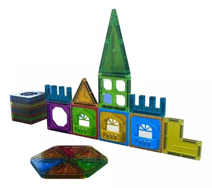 BLOQUES MAGNÉTICO DE CONSTRUCCIÓN DIDÁCTICO 30 PCS - 1