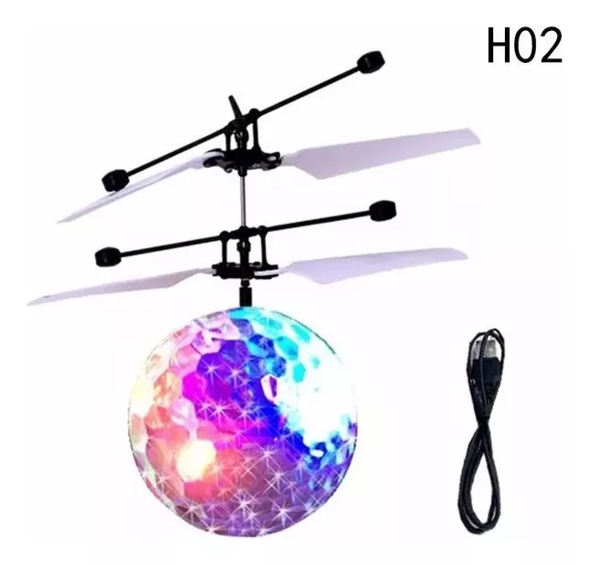 HELICOPTERO DRONE FLYING BALL SENSOR JUGUETE NIÑOS - 4