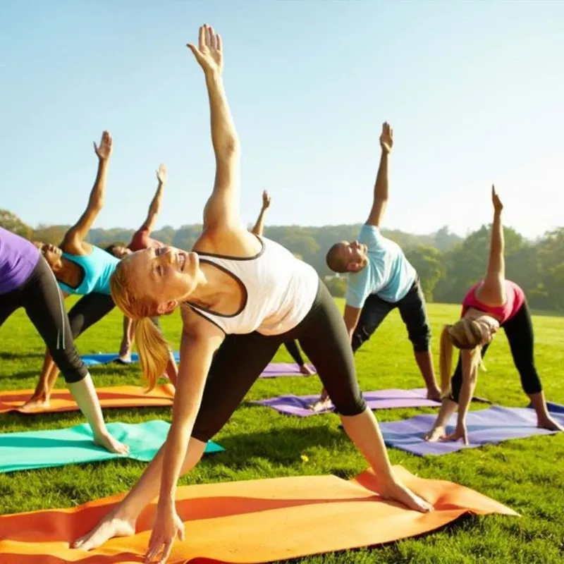 ALFOMBRA EJERCICIOS YOGA MAT ANTIDERRAPANTE 1.75 CM - 2