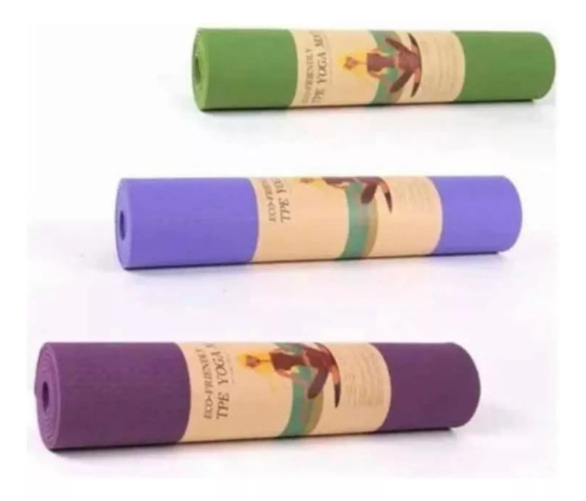 ALFOMBRA EJERCICIOS YOGA MAT ANTIDERRAPANTE 1.75 CM - 3